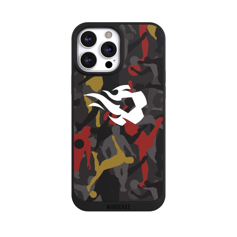 iPhone 13 Pro Max NIVOpure Belgian Red Flames Camouflage
