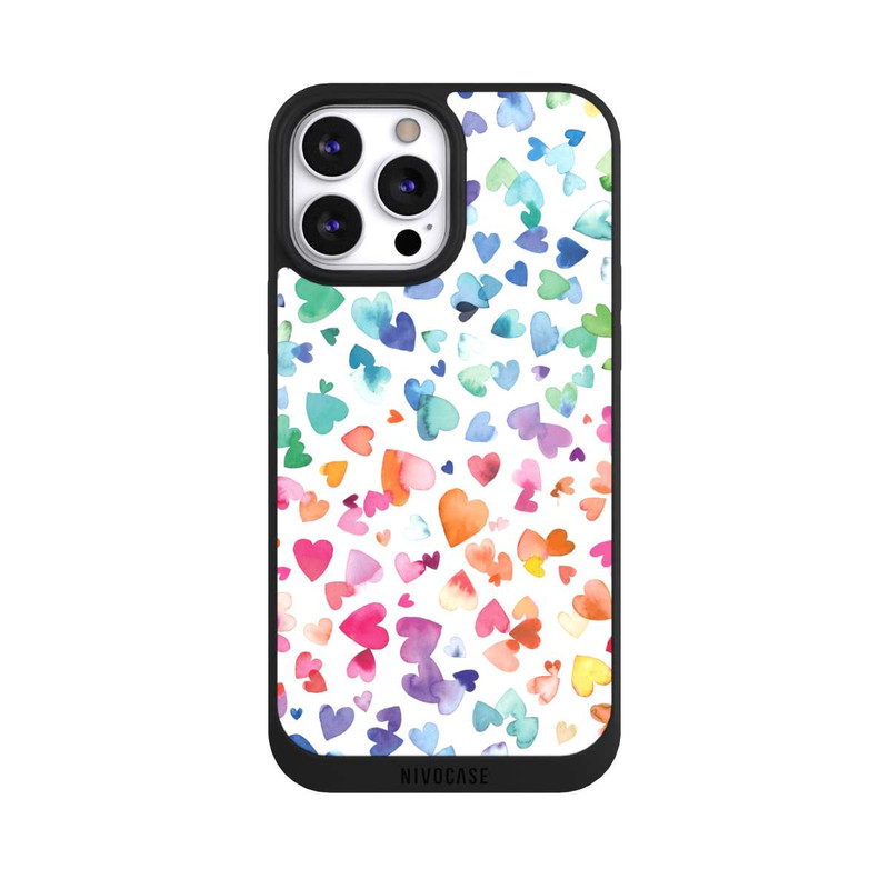 iPhone 13 Pro Max NIVOpure Watercolor Love Hearts