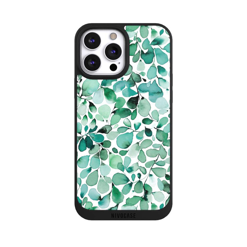 iPhone 13 Pro Max NIVOpure Aquarellmuster Blätter