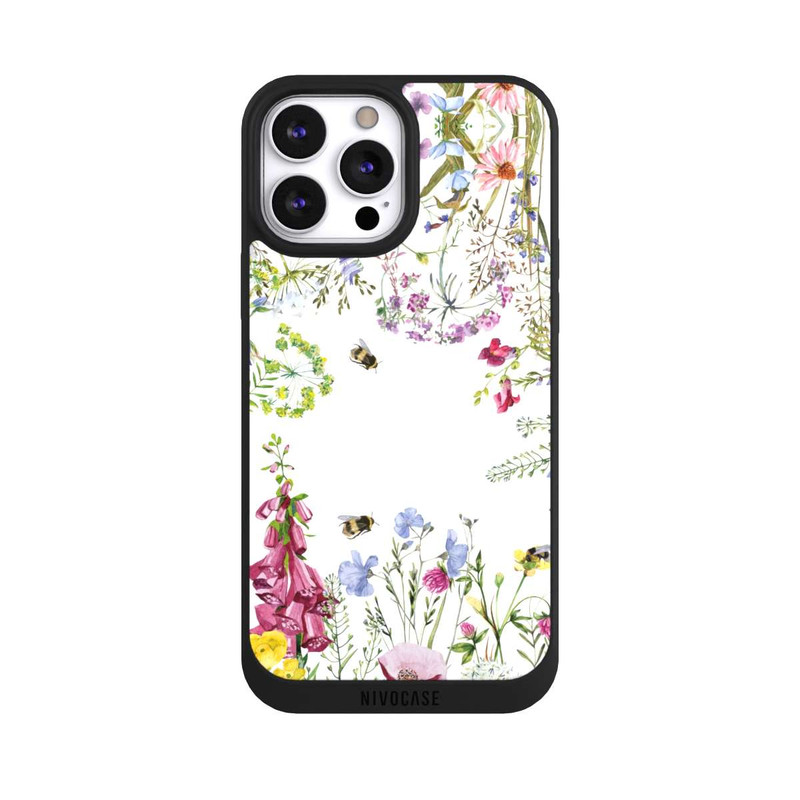 iPhone 13 Pro Max NIVOpure Sommerwiese Wildblumen Rahmen