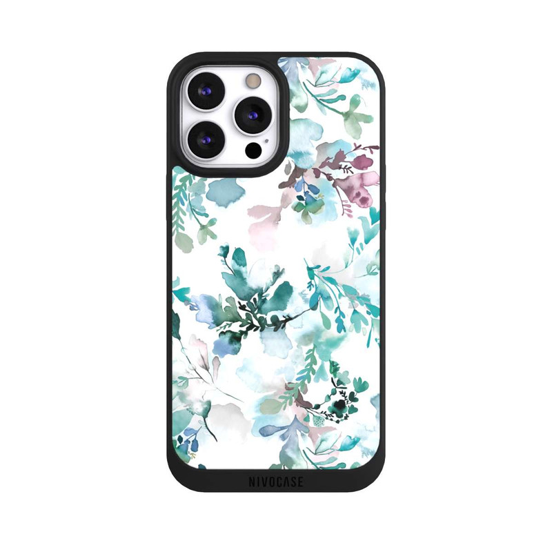 iPhone 13 Pro Max NIVOpure Fleurs d'automne délicates Eucalyptus