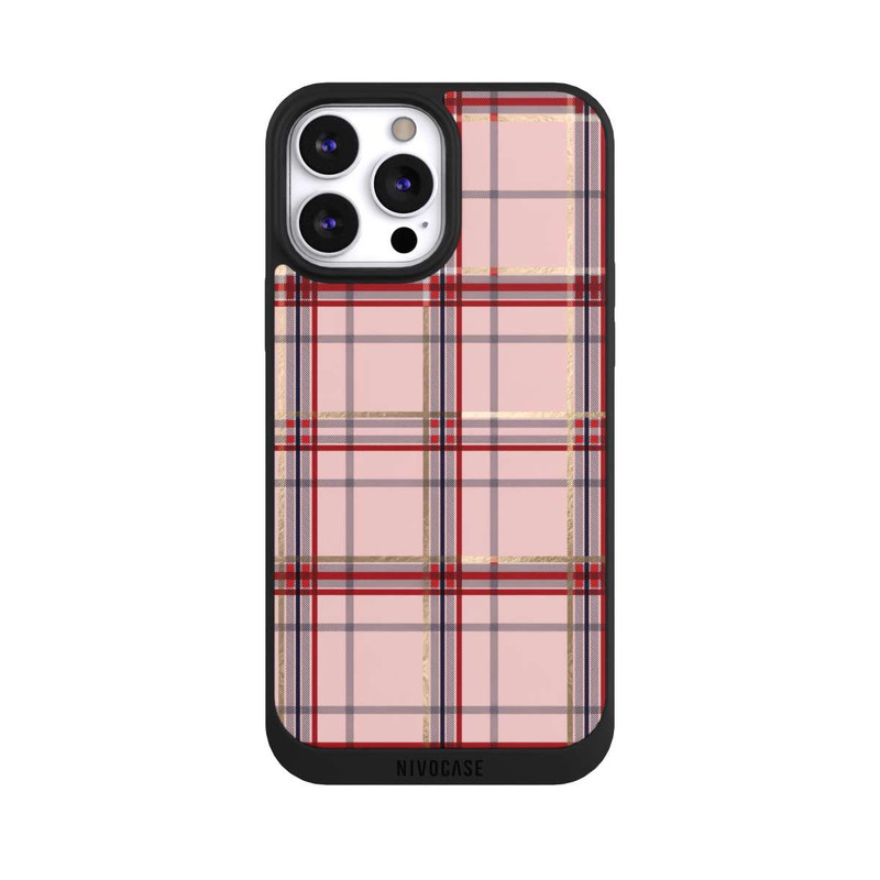 iPhone 13 Pro Max NIVOpure TARTAN PINK