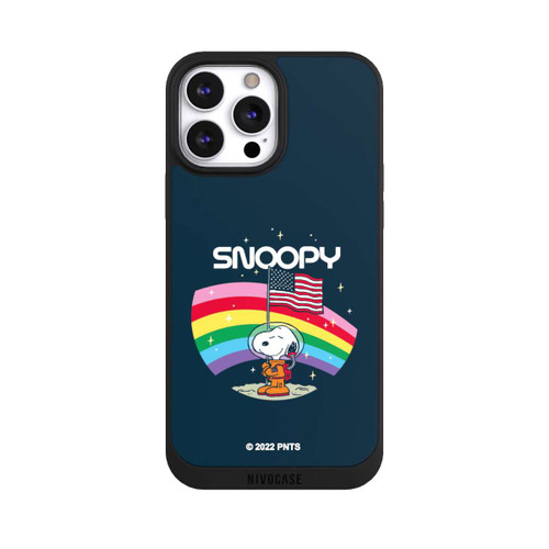 Apple iPhone 13 Pro Max NIVOpure Snoopy Space Traveller Rainbow