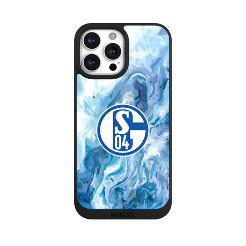 Apple iPhone 13 Pro Max NIVOpure Schalke 04 Flüssig Blau