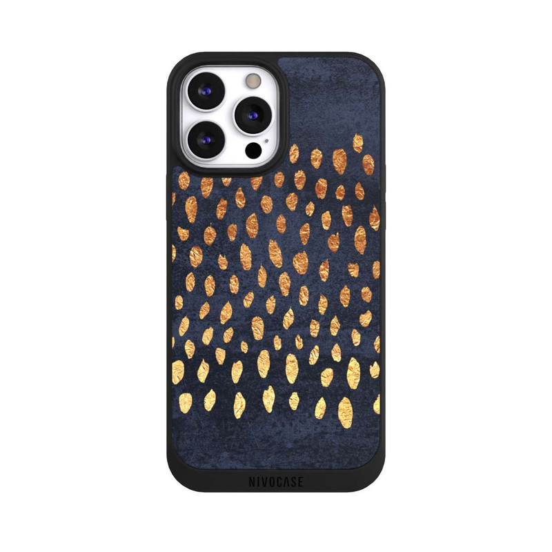 iPhone 13 Pro Max NIVOpure Pattern Play-Gold and Navy