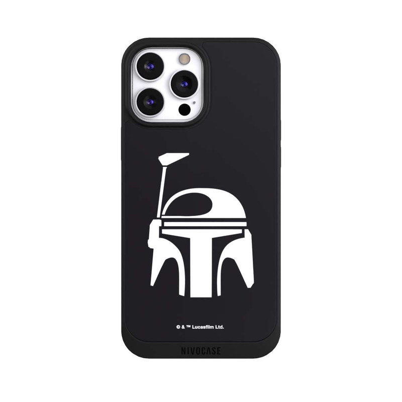 iPhone 13 Pro Max NIVOpure Casque Boba Fett Noir