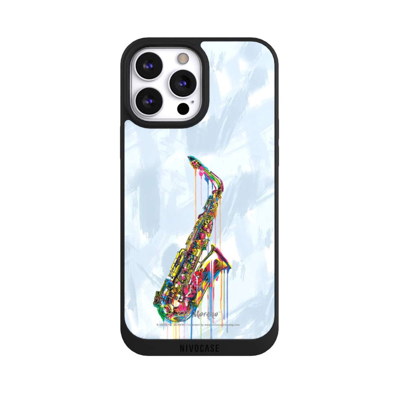 iPhone 13 Pro Max NIVOpure Saxophone Art By P.D. Moreno
