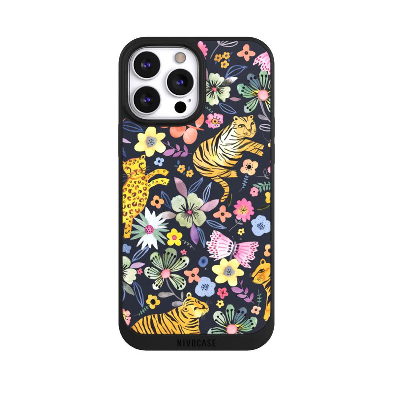iPhone 13 Pro Max NIVOpure Tigres & Fleurs du Printemps