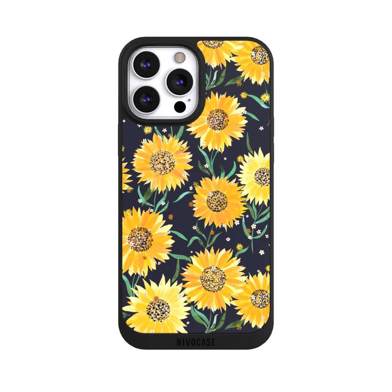 iPhone 13 Pro Max NIVOpure Sunflowers Black