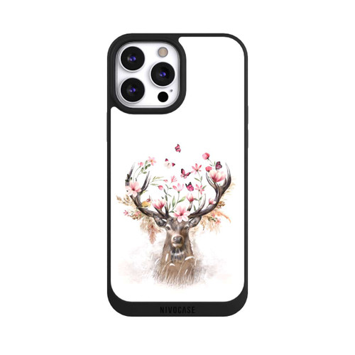 Apple iPhone 13 Pro Max NIVOpure Hirsch Blumen Geweih