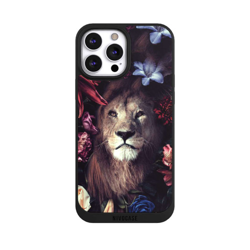 Apple iPhone 13 Pro Max NIVOpure Löwe Blumenrahmen