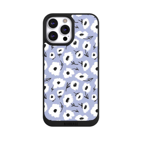 Apple iPhone 13 Pro Max NIVOpure Flower Pattern Lila