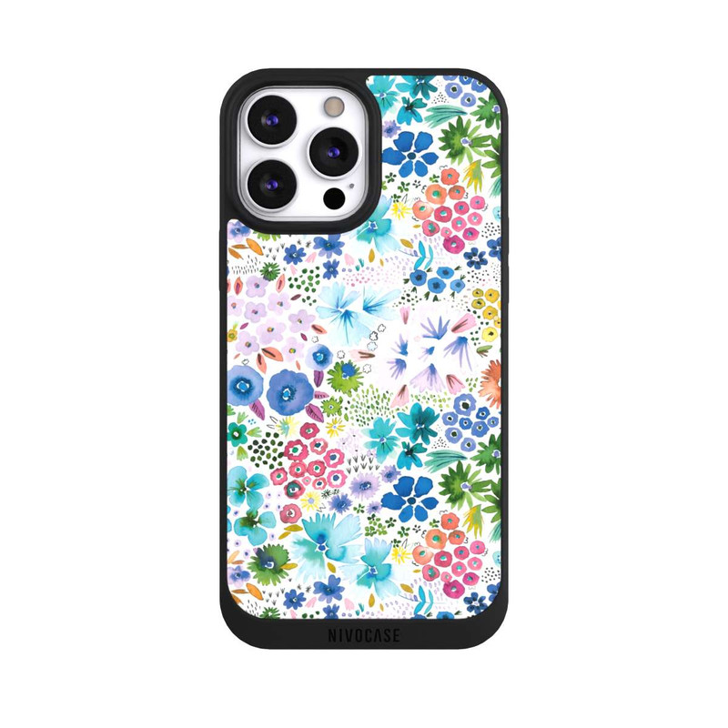 iPhone 13 Pro Max NIVOpure Artful Little Spring Flowers Blue