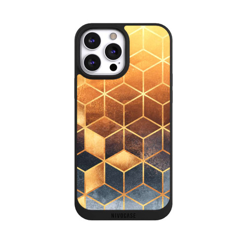 Apple iPhone 13 Pro Max NIVOpure Würfel goldener Farbverlauf