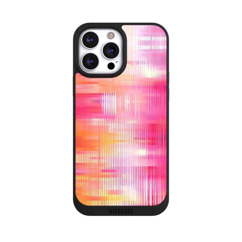 iPhone 13 Pro Max NIVOpure Glitch Pink Orange
