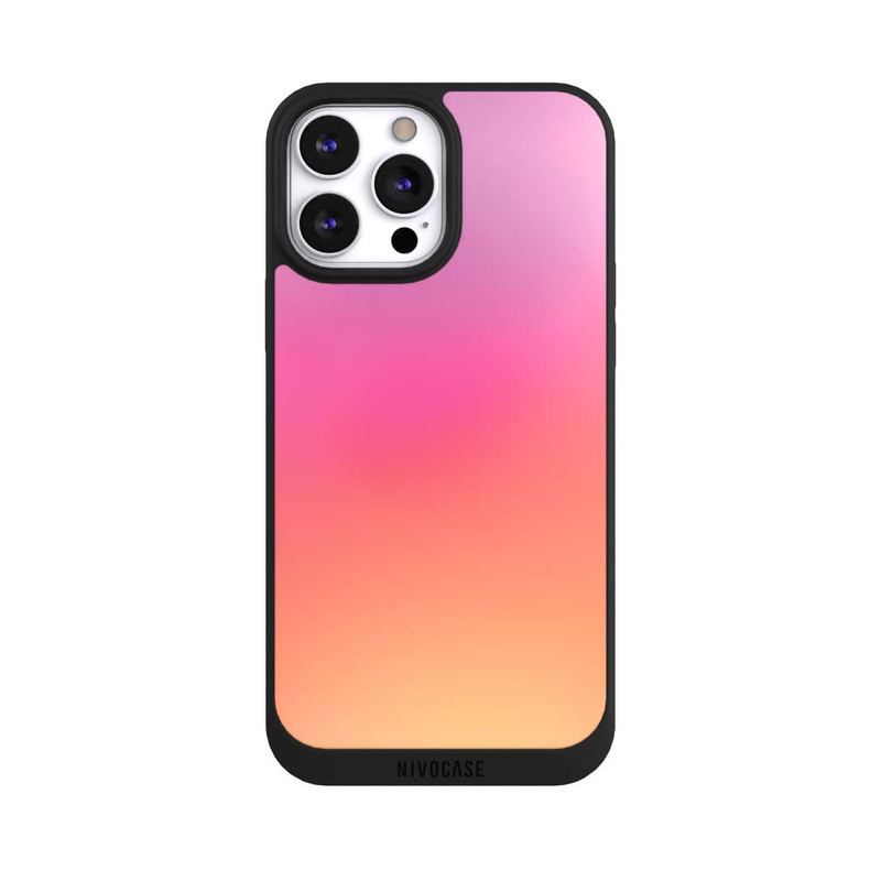 iPhone 13 Pro Max NIVOpure Pastell Rosa Glitch