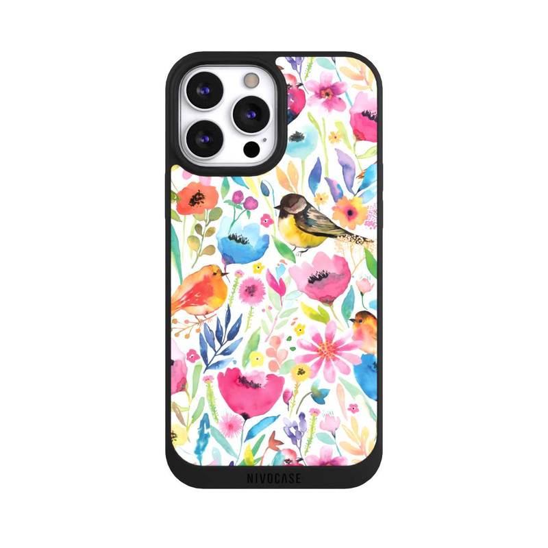 iPhone 13 Pro Max NIVOpure Whimsical Birds and Flowers