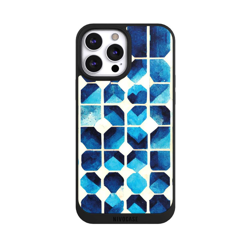 iPhone 13 Pro Max NIVOpure Motif bleu