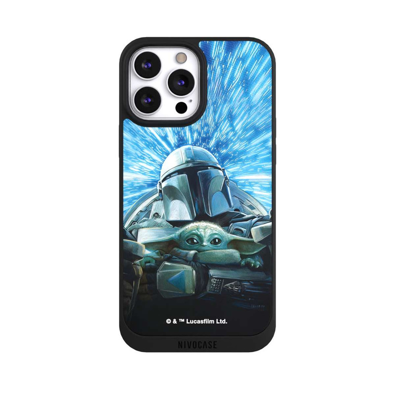 iPhone 13 Pro Max NIVOpure Grogu and Mando Flying Blue