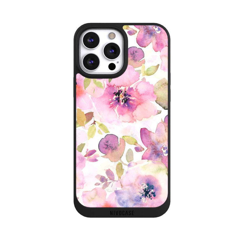 iPhone 13 Pro Max NIVOpure Papier Peint Fleurs Roses