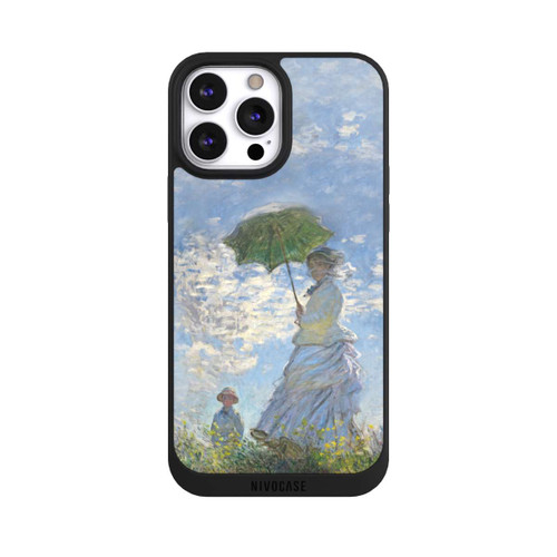 Apple iPhone 13 Pro Max NIVOpure Woman With A Parasol Madame Monet And Her Son by Monet