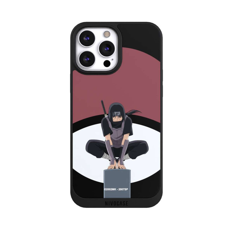 iPhone 13 Pro Max NIVOpure Symbole Itachi Uchiha noir