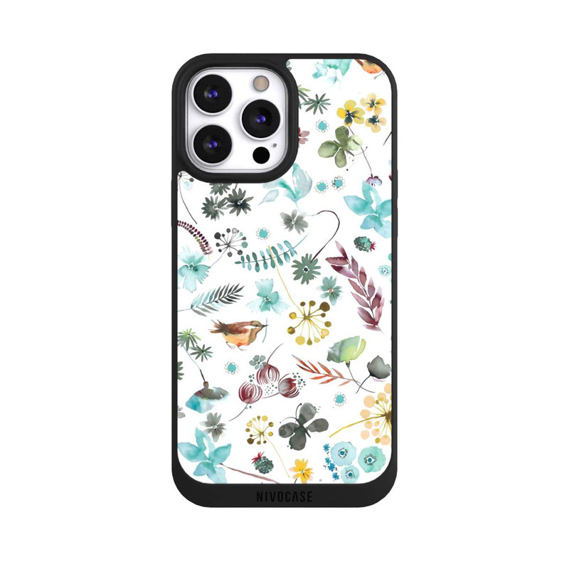 iPhone 13 Pro Max NIVOpure Botanischer Schmetterling Natur Blau