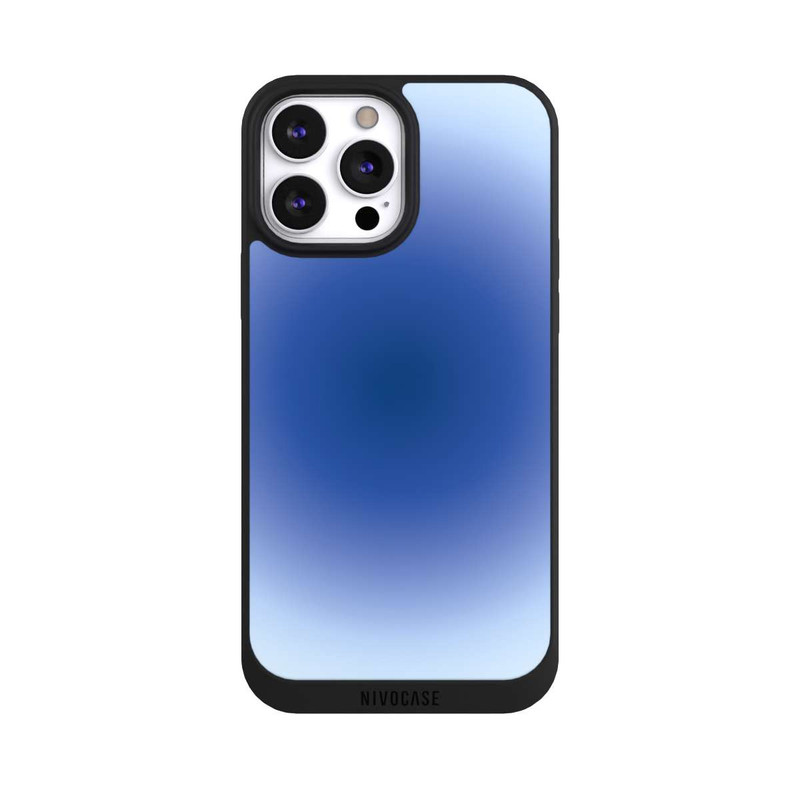 iPhone 13 Pro Max NIVOpure Aura blue circle