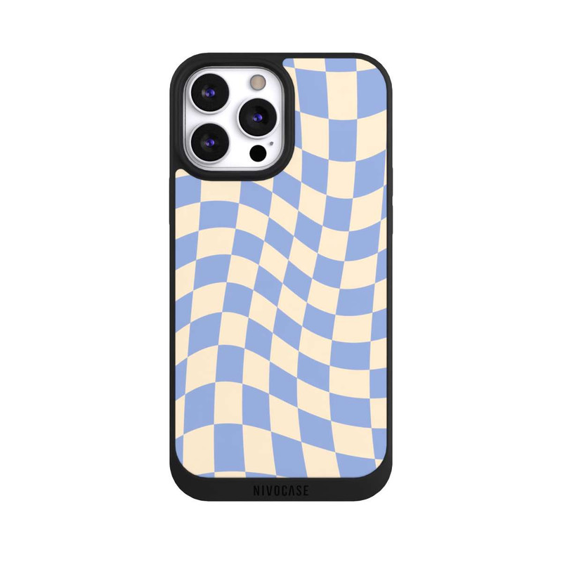 iPhone 13 Pro Max NIVOpure Blue chessboard
