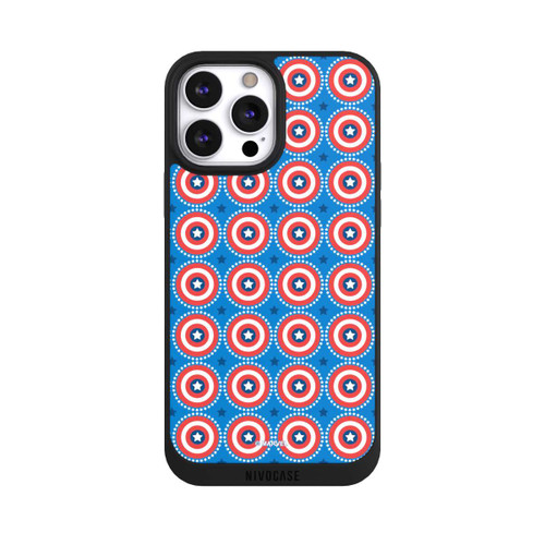Apple iPhone 13 Pro Max NIVOpure Captain American Shield Pattern