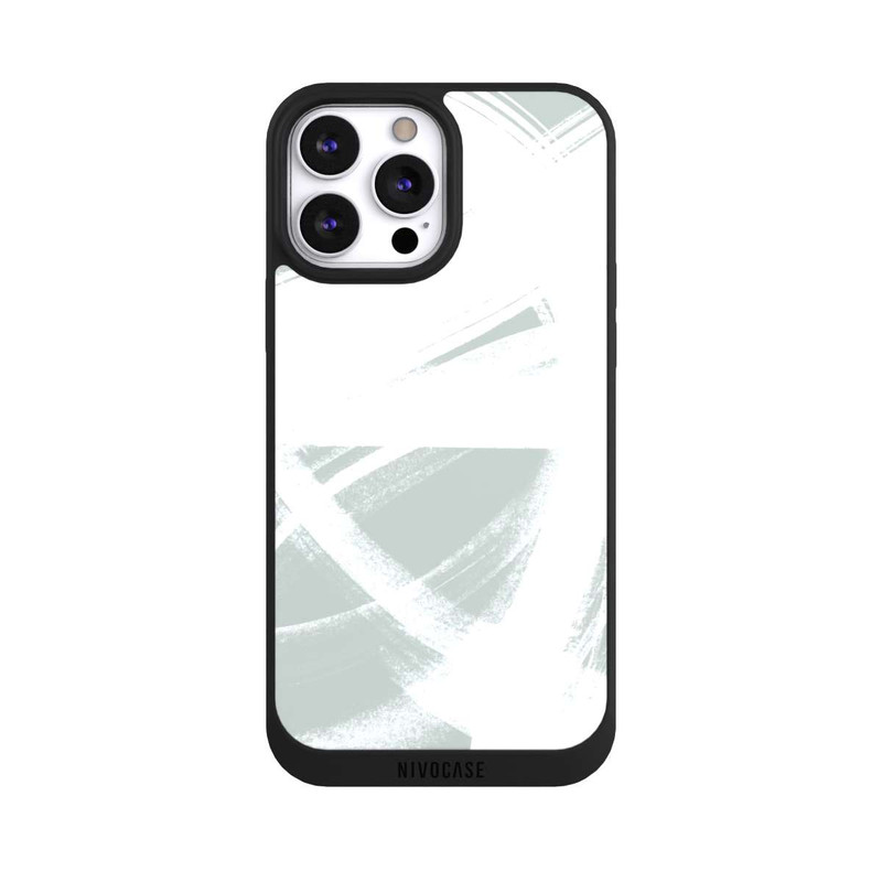 iPhone 13 Pro Max NIVOpure Abstract Brush Strokes Blush
