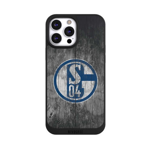 Apple iPhone 13 Pro Max NIVOpure Schalke 04 Holz Look