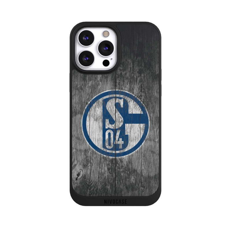iPhone 13 Pro Max NIVOpure Schalke 04 Holz Look