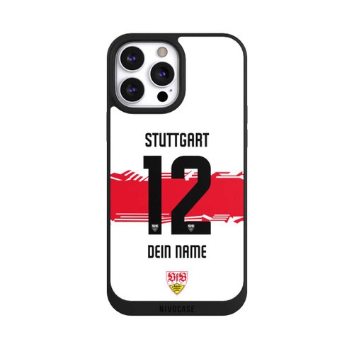 Apple iPhone 13 Pro Max NIVOpure VfB Stuttgart Trikot Personalisierbar 25-26