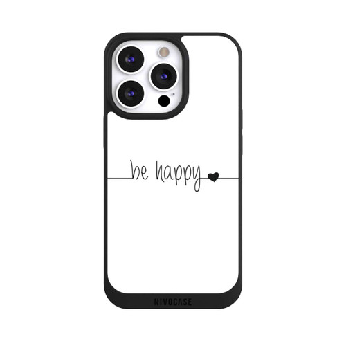 Apple iPhone 13 Pro NIVOpure Be Happy Weisser Hintergrund