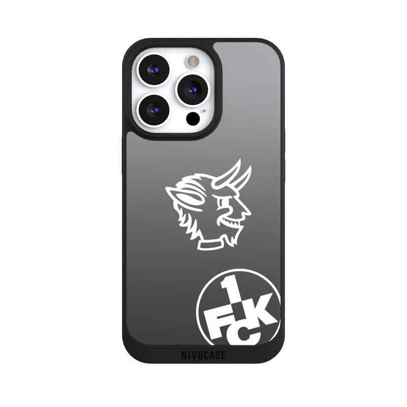 iPhone 13 Pro NIVOpure Teufelskopf FCK auf Schwarz