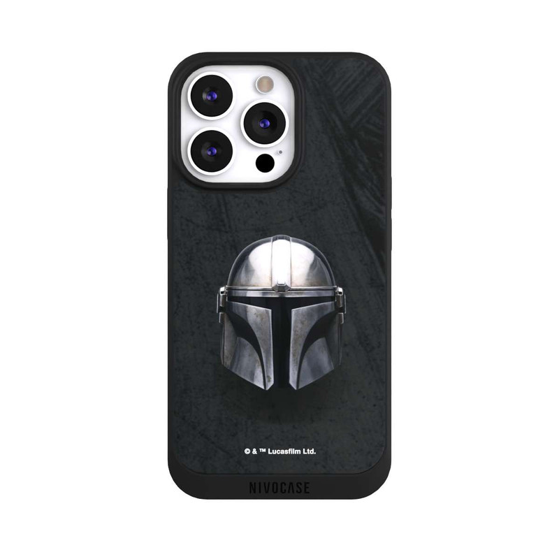 iPhone 13 Pro NIVOpure Casque Mandalorien Noir