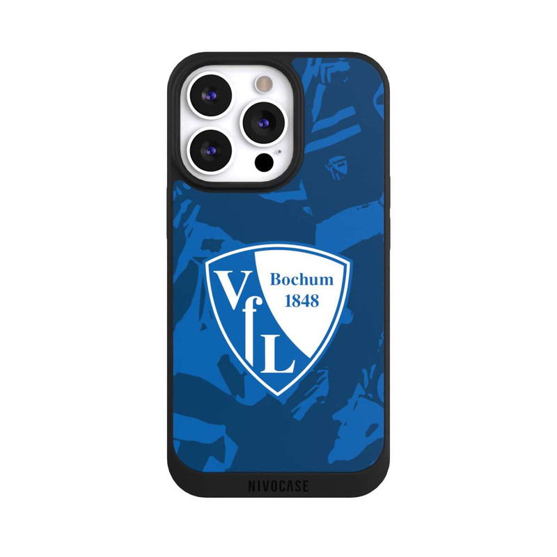 iPhone 13 Pro NIVOpure VfL Bochum Blaues Muster