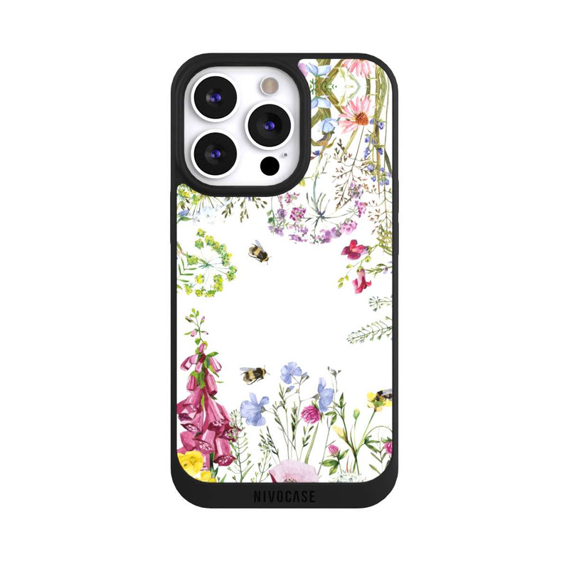 iPhone 13 Pro NIVOpure Cadre de fleurs sauvages des prés d'été