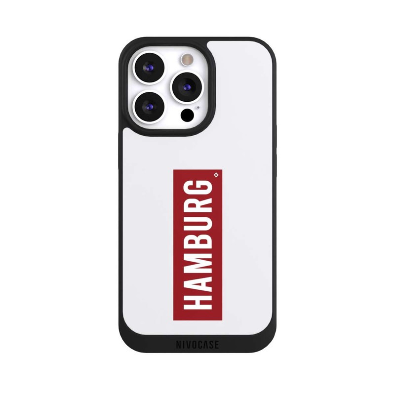 iPhone 13 Pro NIVOpure HSV Hambourg rouge et blanc