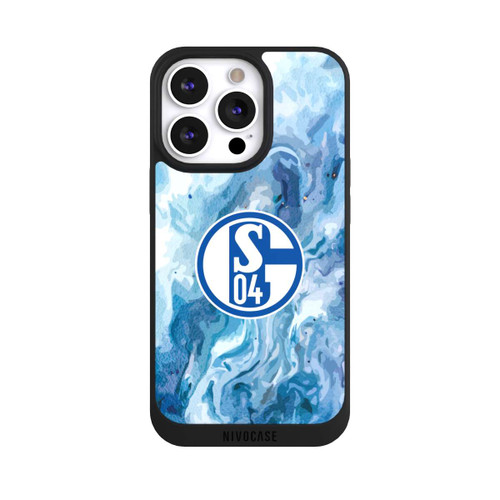 Apple iPhone 13 Pro NIVOpure Schalke 04 Flüssig Blau