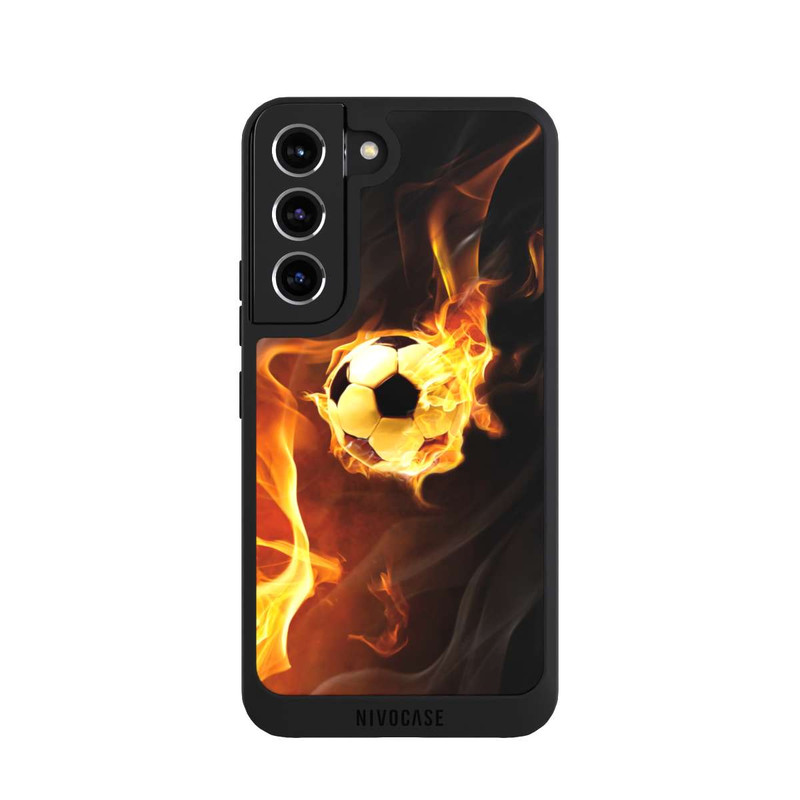 Galaxy S22 NIVOpure Fußball in Flammen
