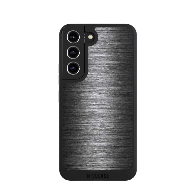 Galaxy S22 NIVOpure Metal Look - Anthrazit