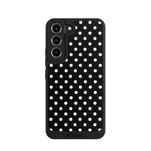 Samsung Galaxy S22 NIVOpure Confettis blancs sur fond noir