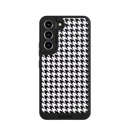 Samsung Galaxy S22 NIVOpure Hahnentritt Schwarz Weiß