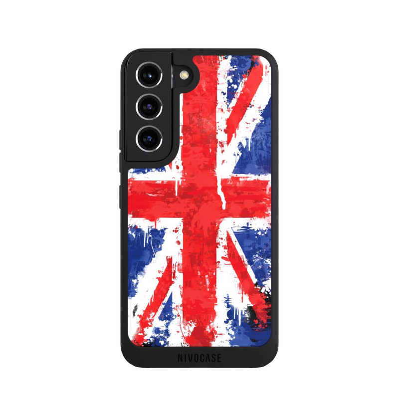 Galaxy S22 NIVOpure Union Jack Gouttes