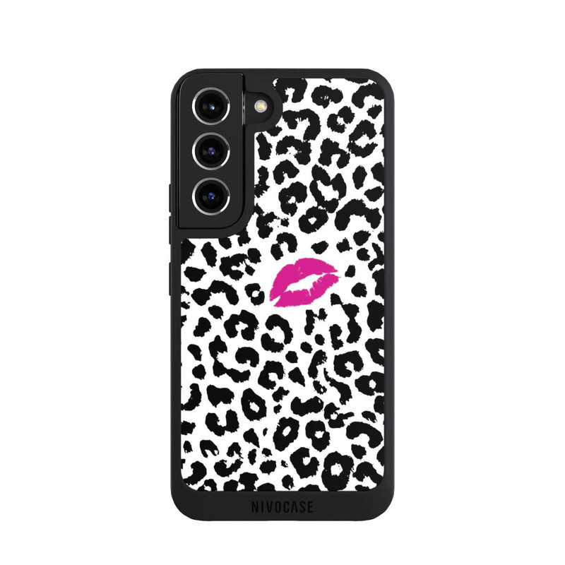Galaxy S22 NIVOpure Leopard pattern Kiss