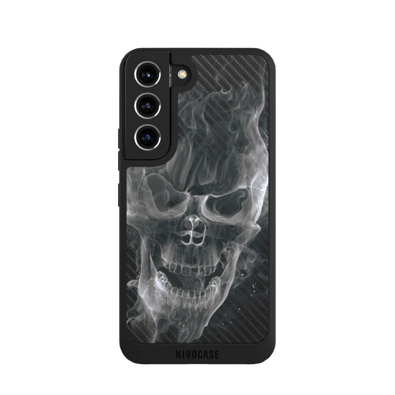 Galaxy S22 NIVOpure Crâne Fumée Carbone