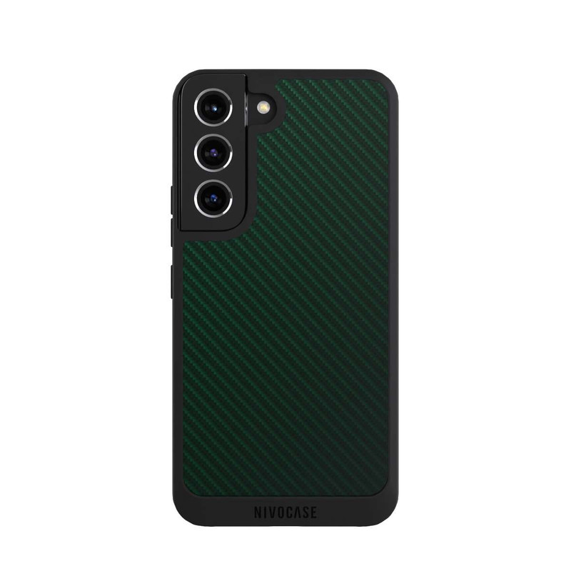 Galaxy S22 NIVOpure Vert de course britannique Carbone