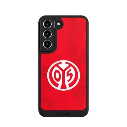 Samsung Galaxy S22 NIVOpure Mainz 05 Rot Grunge
